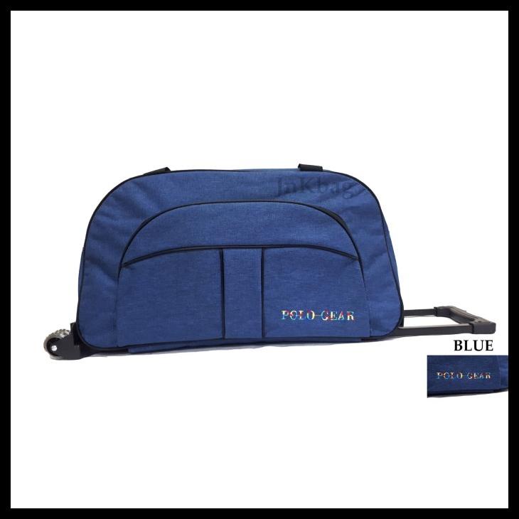 Trolly Bag Polo Gear 8827 Bahan Kanvas