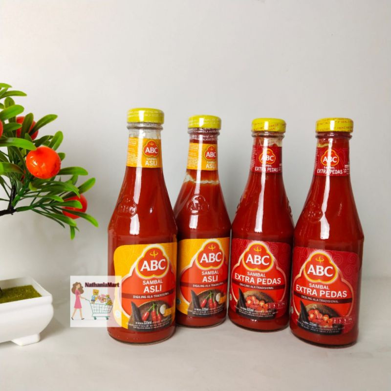 Jual ABC Saus Sambal Asli 335 ml / ABC Saus Sambal Extra Pedas 335 ml