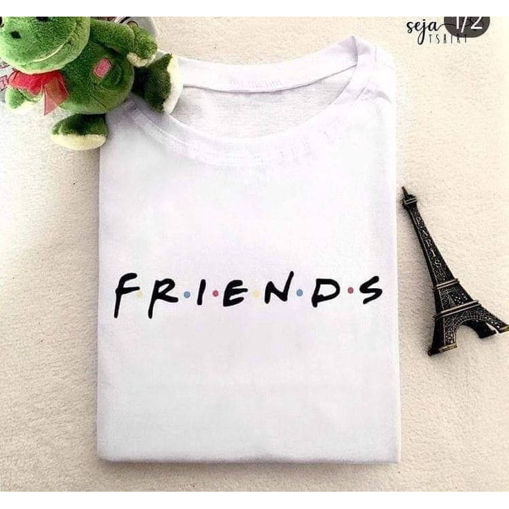 MYSTIQUE.ID-BAJU KAOS FRIENDS T-SHIRT LUCU DAN AESTHETIC