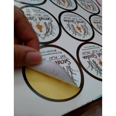 

Stiker Olshop Online Shop Toko Label Kemasan Kue Cutting Gratis Desain