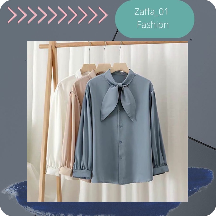 BAJU KEMEJA OSELA ATASAN BLOUSE OOTD WANITA KOREAN STYLE MURAH Z111