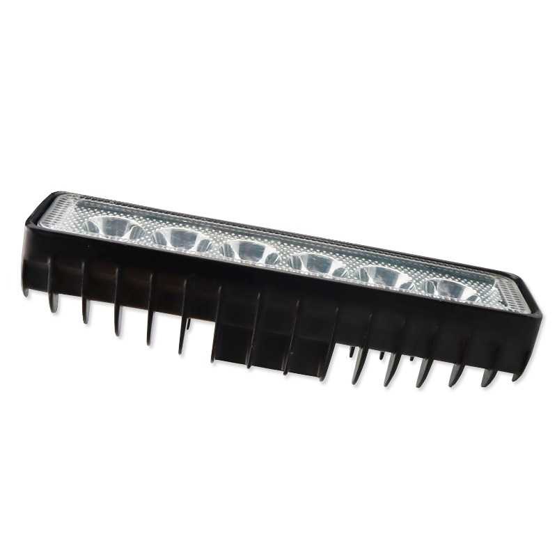 Lampu Tembak Mobil 6 LED Spot Lightbar Car ATV SUV 4WD 18W - LW18