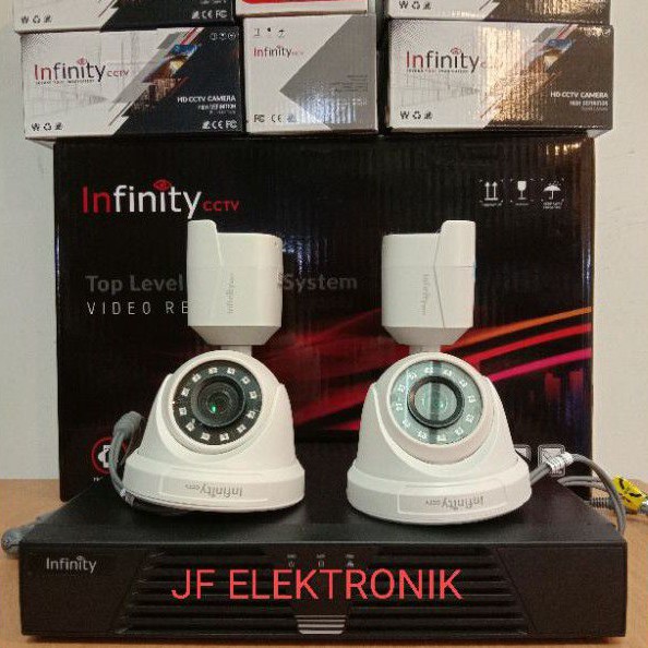 Paket cctv infinity 4 Channel lengkap tinggal pasang