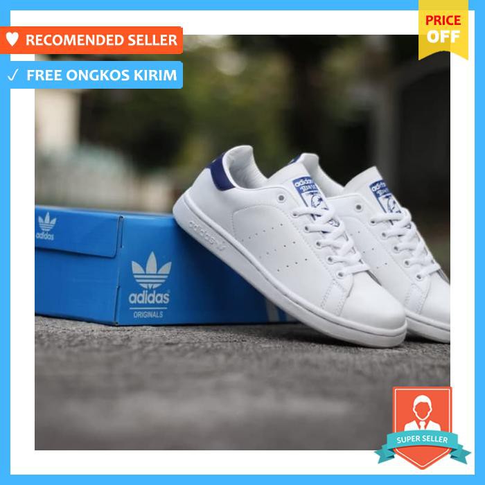 Sneakers Pria - Adidas Stansmith Size 36 - 43 Sepatu Pria Sneakers Kets Putih