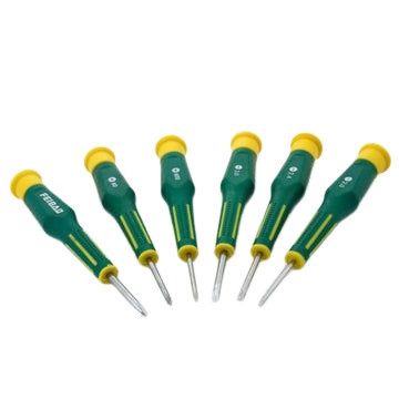 Obeng Jam Set Feibao 6pcs Screwdriver Plus Minus FB3006 Reparasi Tools