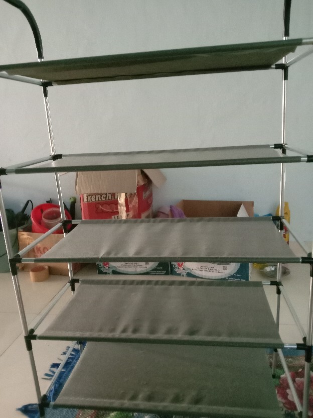 [cod] Rak Sepatu Sendal & Payung 5 Susun Portable Serbaguna