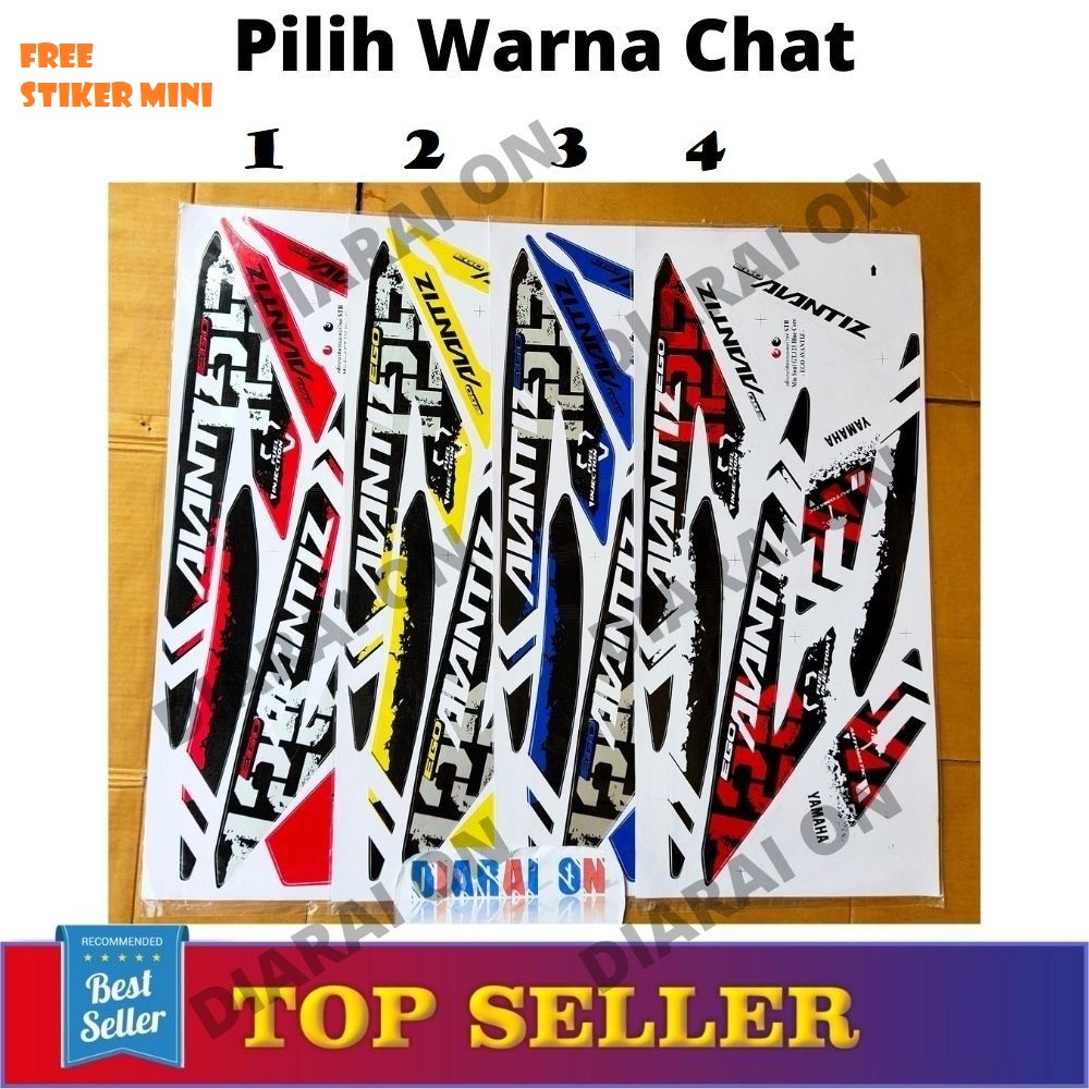 Striping Stiker Variasi Motor Mio Soul GT - Mio 125 Blue Core - Ego Avantiz Murah