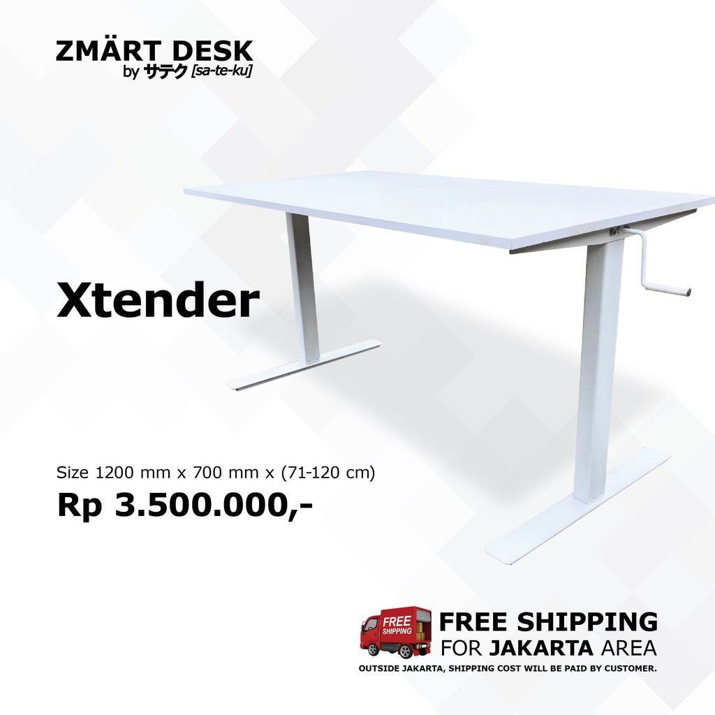 Meja Kerja Meja Besar Lebar Adjustable Tinggi BUKAN IKEA Meja Kerja Meja Besar Lebar Adjustable Tinggi BUKAN IKEA