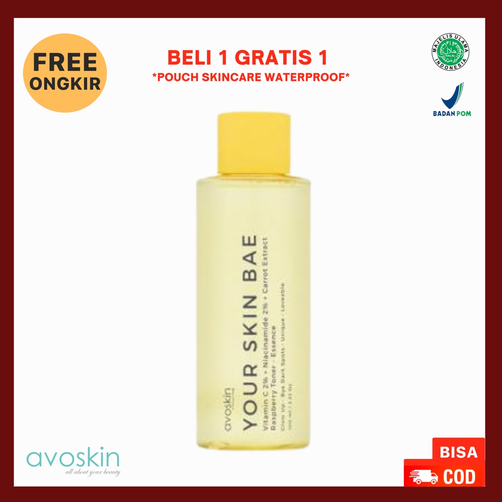 Avoskin YourSkinBae Toner Niacinamide 7% + Alpha Arbutin 1% + Kale 100ml