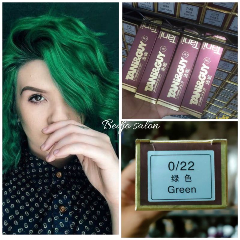 Cat Rambut Tani&amp;Guy warna Green(hijau) 0/22