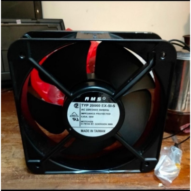 cooling fan ac 220v AMS 20cmx20cm Made in taiwan