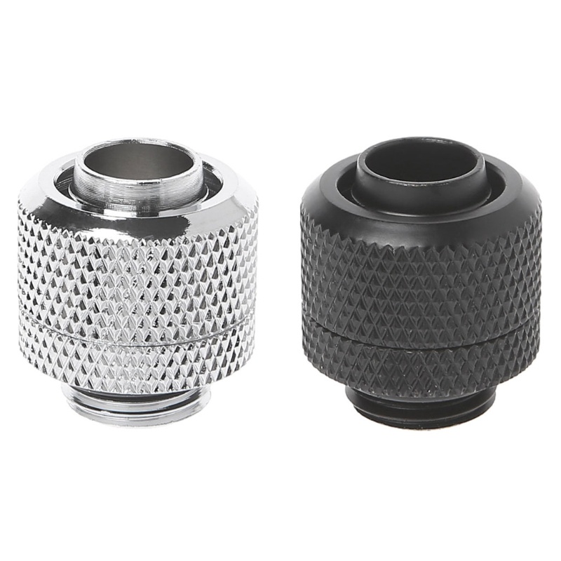 Bt G1/4 &quot;Soft Tube Compression Fitting Untuk 3per8&quot; ID X1 /2 &quot;Komputer Sistem Pendingin Air Cepat Kencang Melalui Lurus Jo