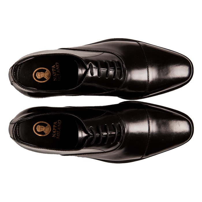 Damian Oxford Black - Nappa Milano - Sepatu Pria