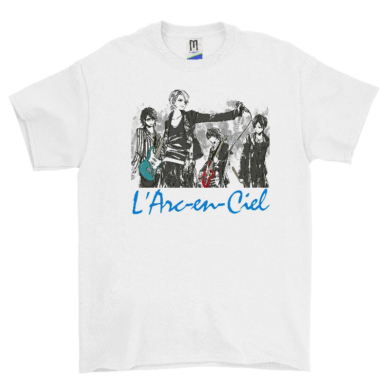 kaos tshirt band larc en ciel