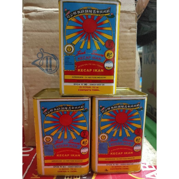 

Kecap ikan cap matahari Kaleng 750 ml