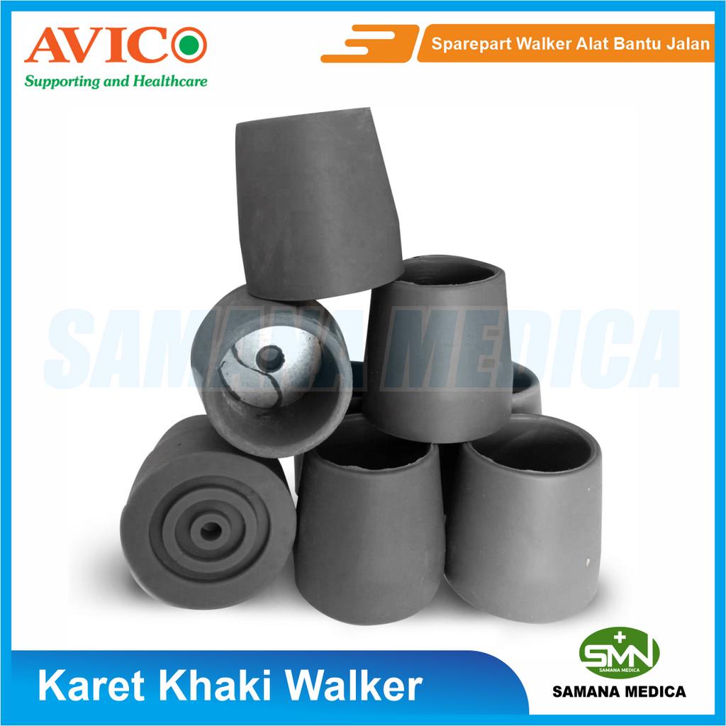 Karet Kaki Walker (1pcs) - Sparepart Walker Alat Bantu Jalan Karet Tebal Murah