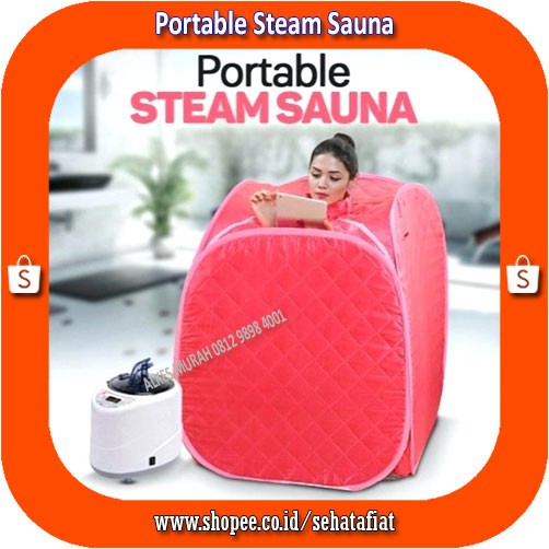 Alat Portable Slim Steam Sauna Pelangsing Tubuh - Daya 850-1000 Watt Praktis
