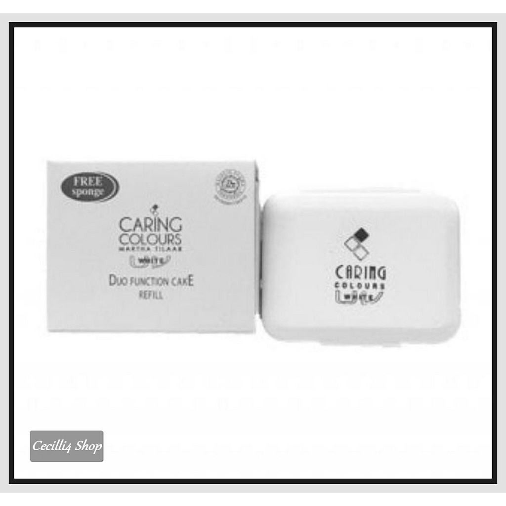 [HOT SALE] Caring Colours Refill Uv White Duo Function Cake &Refill Twc&