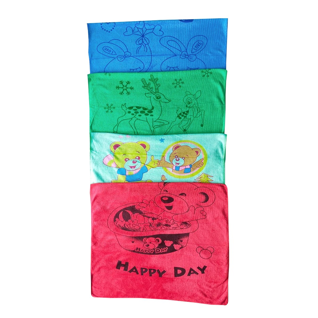 handuk mandi anak murah handuk mandi besar 120x60cm handuk mandi bahan katun motif boneka termurah