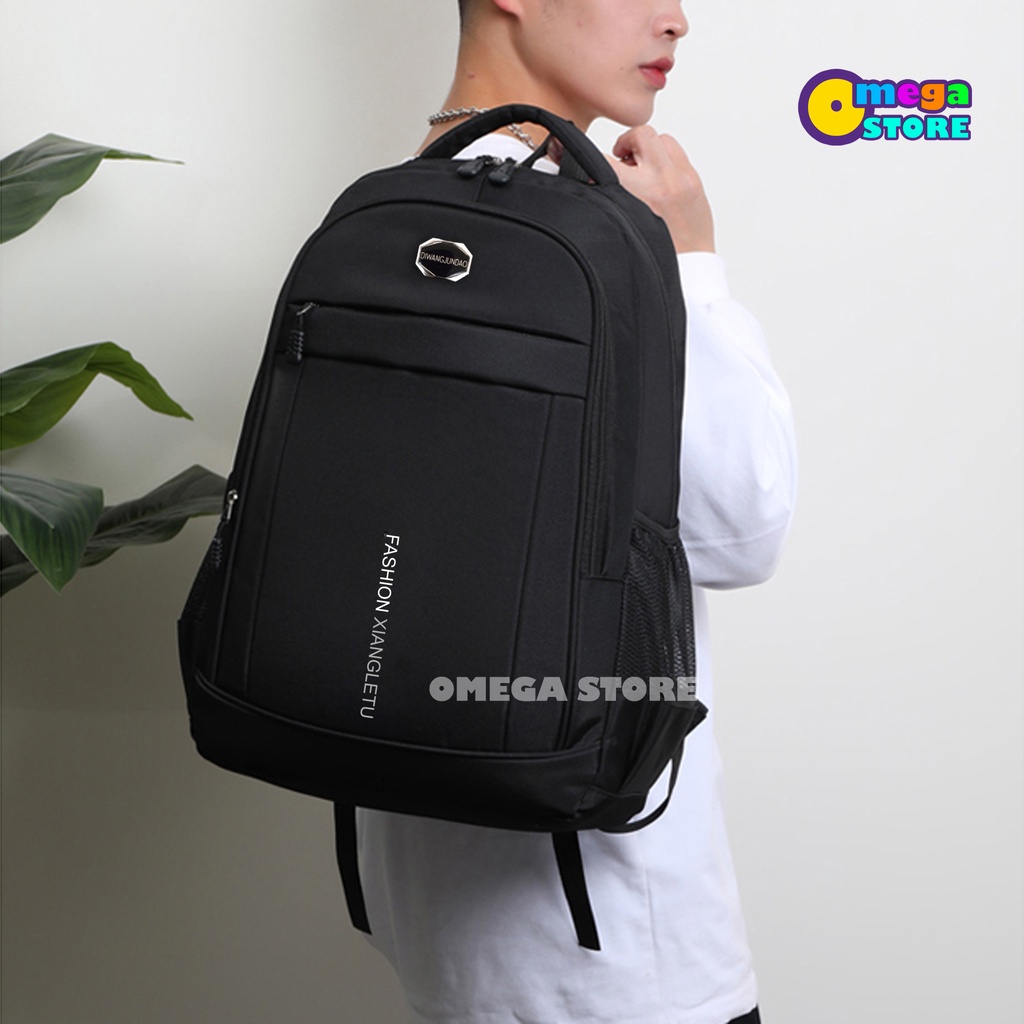 [O&amp;S] Tas Ransel Pria Kuliah Tas Sekolah Kekinian Backpack Pria Best Quality-OS127