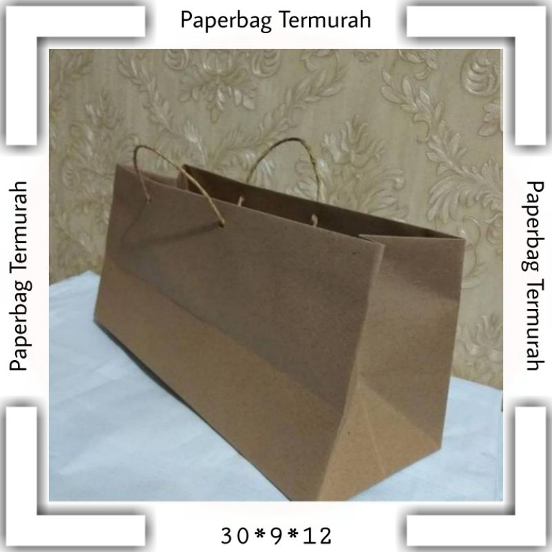 

PAPERBAG KERTAS SIZE 30*9*12 POLOS