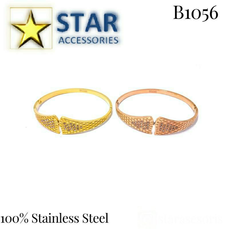 Gelang Titanium Bvlgari Gold | Gelang Titanium Bulgari Rose Gold Anti Karat