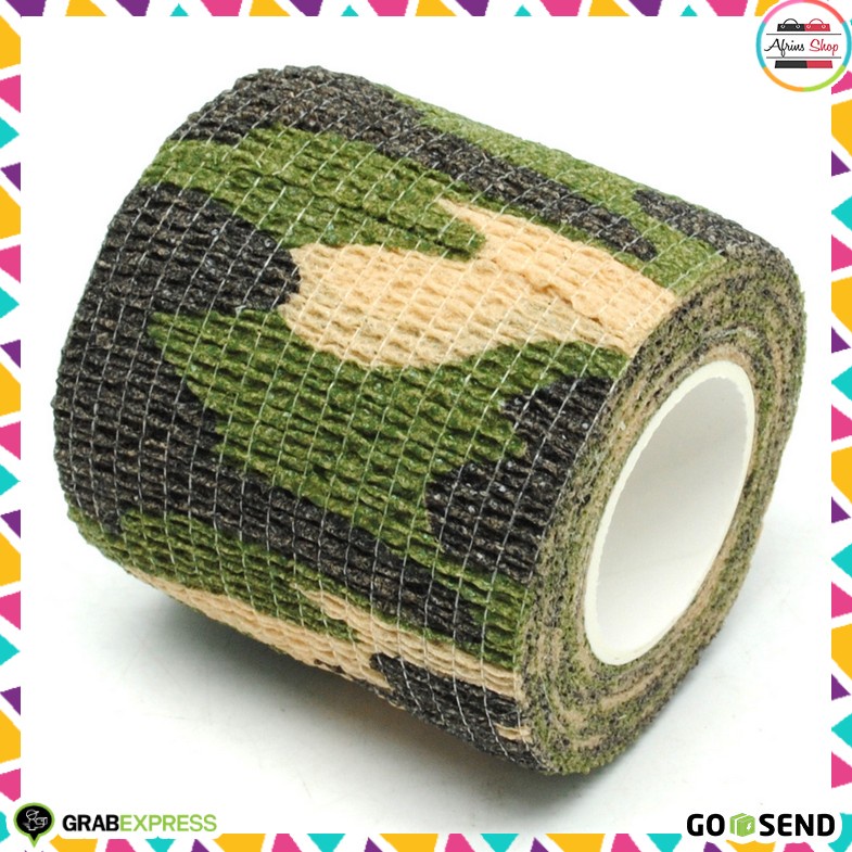 

Camouflage Retractable Tape Hunting Survival Kit / Lakban Ajaib