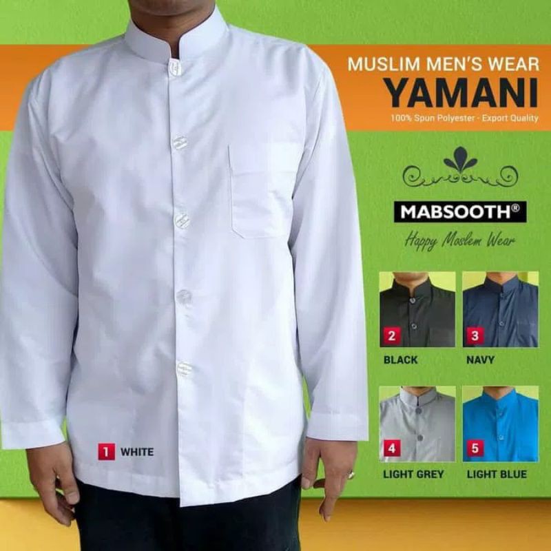 BAJU Muslim Baju Koko Habaib MABSOOTH