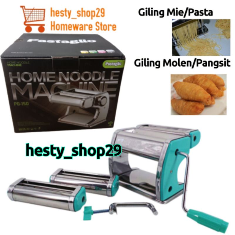 Gilingan Molen Gilingan Mie Pasta Pangsit Pastaglio Weston Home Noodle Machine Ori