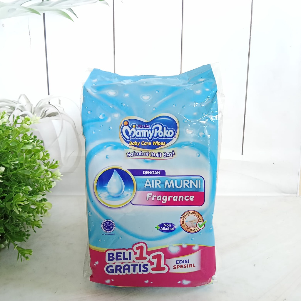 MamyPoko Wipes Fragrance 52 Lembar Buy 1 + Gratis 1