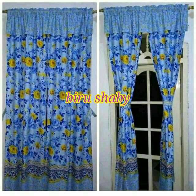  Gorden  Hordeng Pintu  Jendela Serut Rumbai  Shabby Tali 