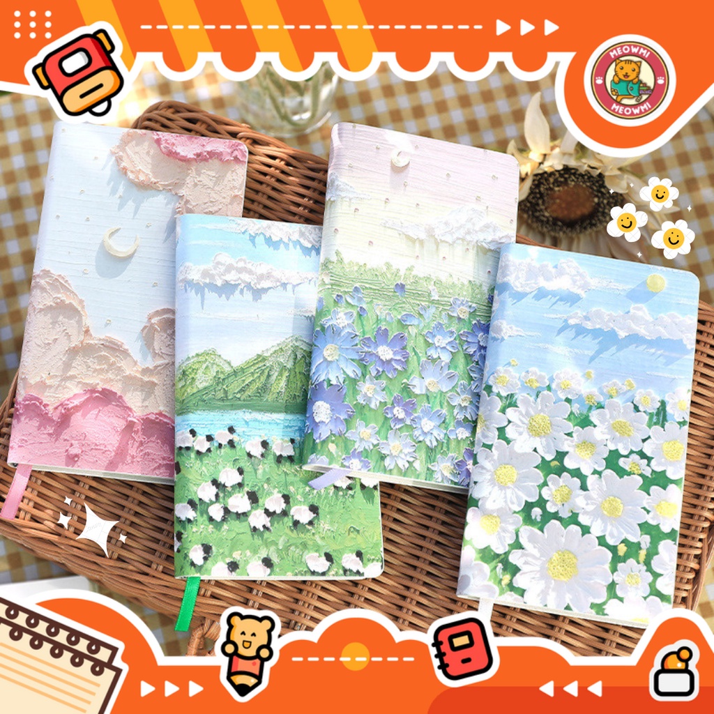 

Buku Diary Planner Motif Daisy Lukisan 3D Art Buku Tulis Aesthetic MB0129