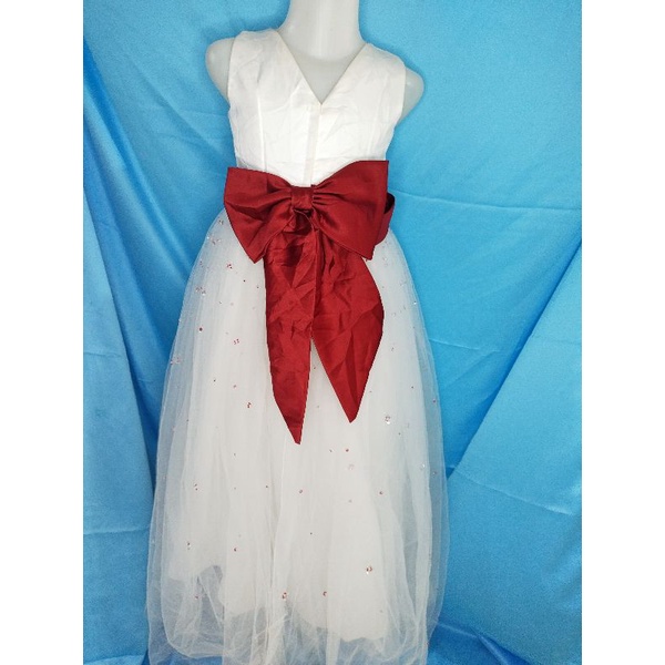 White girl dress Mori Lee by Madeline Gardner Preloved