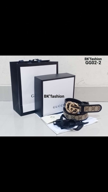 Ikat pinggang Gucciii 8 motif Free Box &amp; Paperbag Murah Sabuk pria dan belt wanita unisex import