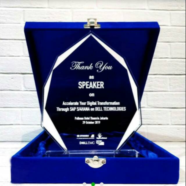 

Plakat custom + box brudu TERMURAH / plakat penghargaan 20x10 + box
