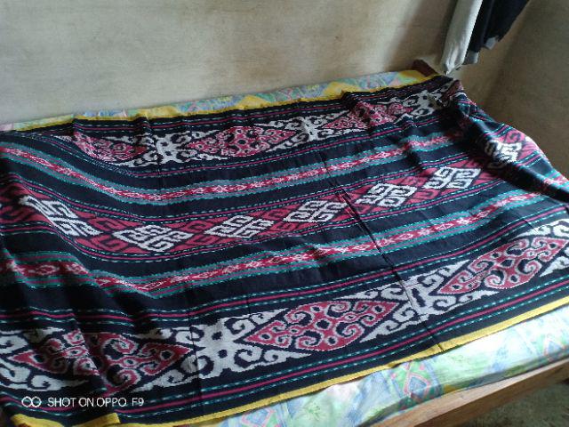 Tenun Ikat Blanket Etnik Kain Selimut Handmade Asli Tradisional Nusantara Bahan Baju Motif Spesial