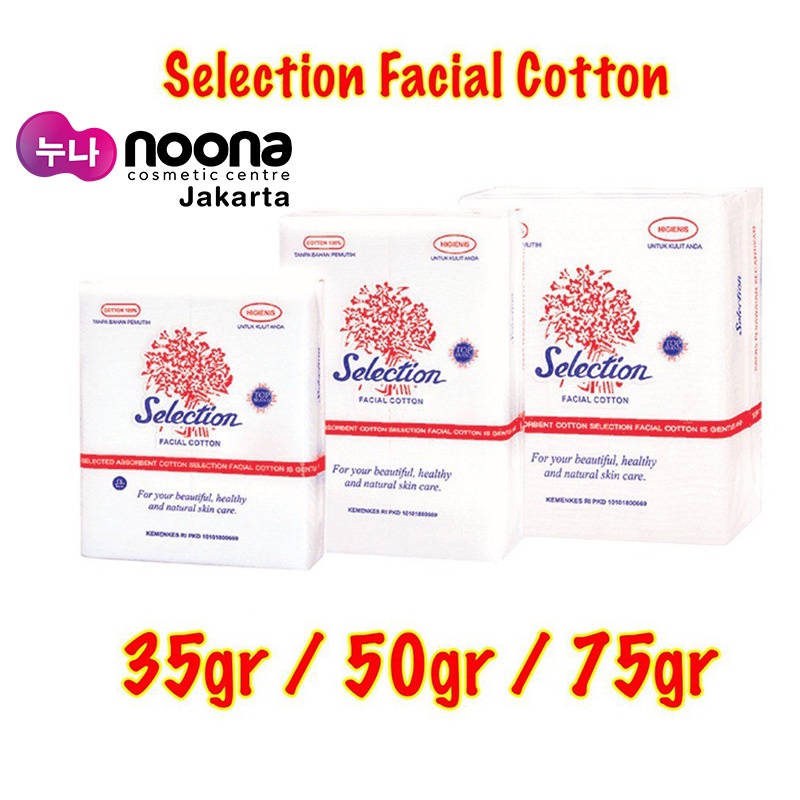 SELECTION FACIAL COTTON KAPAS WAJAH