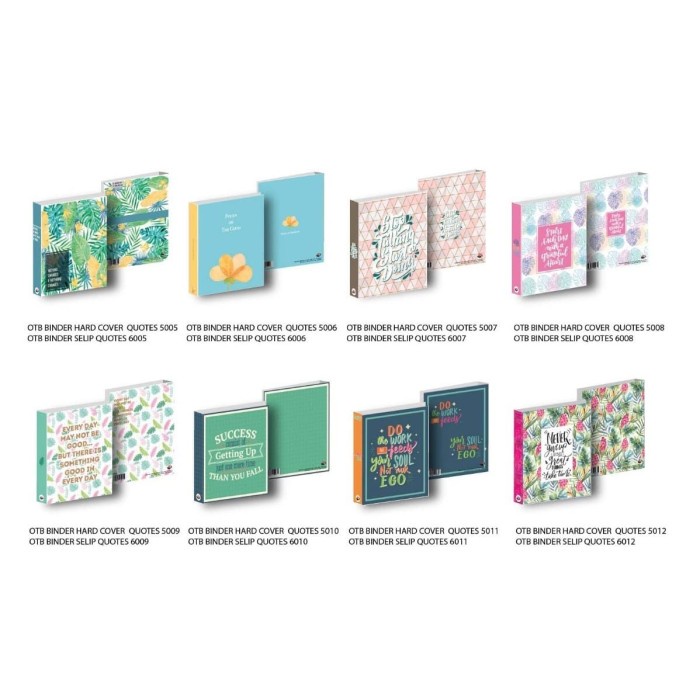 

Promo Bulan Ini Otb Binder Quotes A5 Hardcover Bagus
