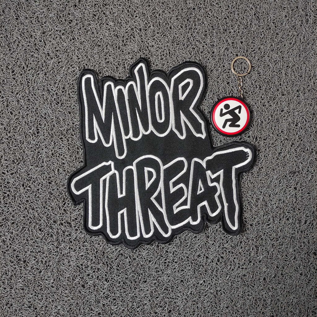 PATCH BORDIR EMBLEM MINOR THREAT AKSESORIS EMBLEM JAKET ROMPI