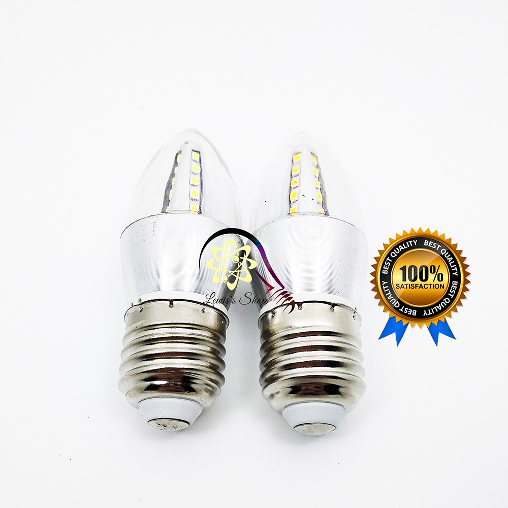 Lampu Candle LED 5W E27 Clear Lampu Jantung Hias SUPER BRIGHT