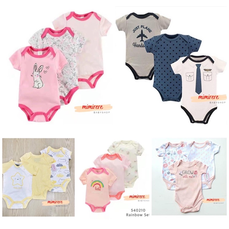 Jumper Set 3in1 Impor CarterLove | Baby Bodysuit 3 in 1 Catell Love Part2