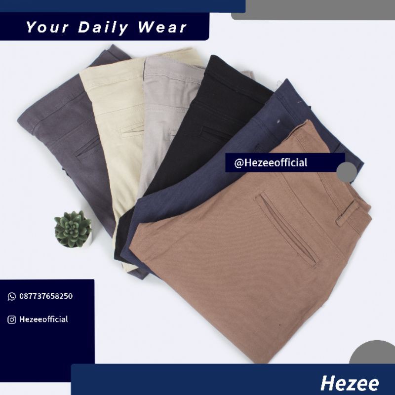 Celana Panjang Chino Pria Premium - Long Chino Pants