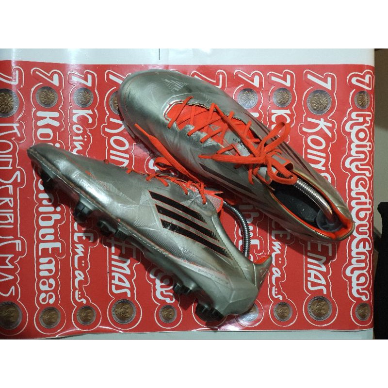 Sepatu Bola ORIGINAL ADIDAS F50 ADIZERO miCoach FG . Size EU 44⅔