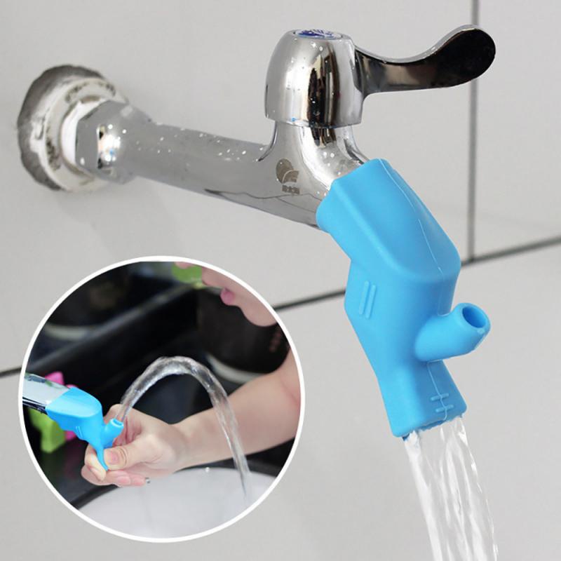 [ Kitchen Sink Faucet Extender Rubber ][Silicone Material Faucet Nozzle Extender][Adjustable Faucet Nozzle Extender ][Children Faucet Guide Sink Extender][For Kitchen Bathroom Sink Kitchen Accessories]