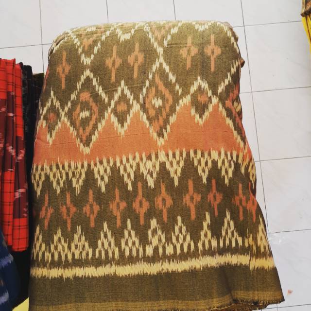 Endek meteran..warna ijo harga semeter*