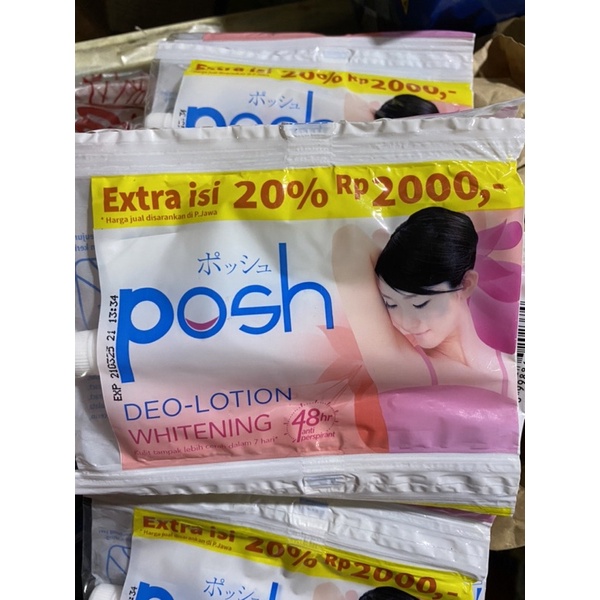 POSH DEO-LOTION WHITENING / 48 HARI ANTI PERSPIRANT