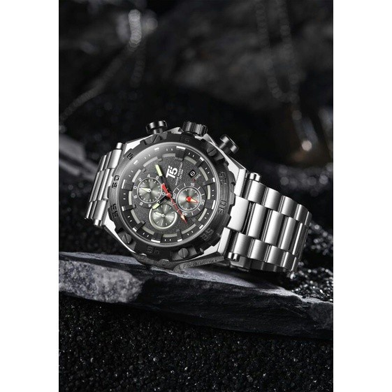 Jam Tangan Pria T5 H3847 T5 H 3847 original garansi rantai Chronograph