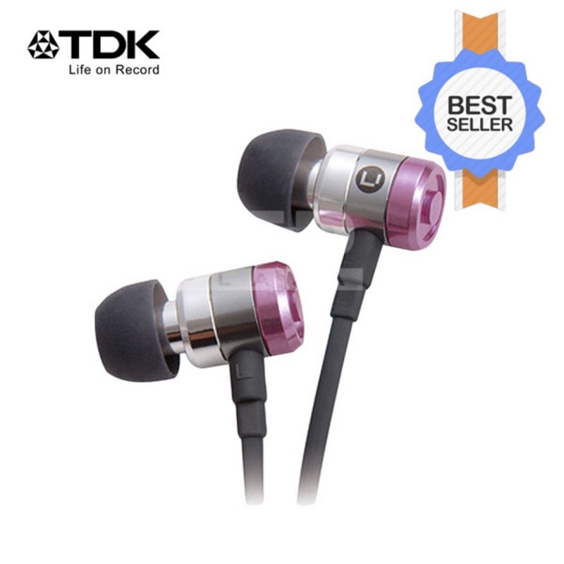 Earphone TDK Clef-P TH-EC40 original - merah muda
