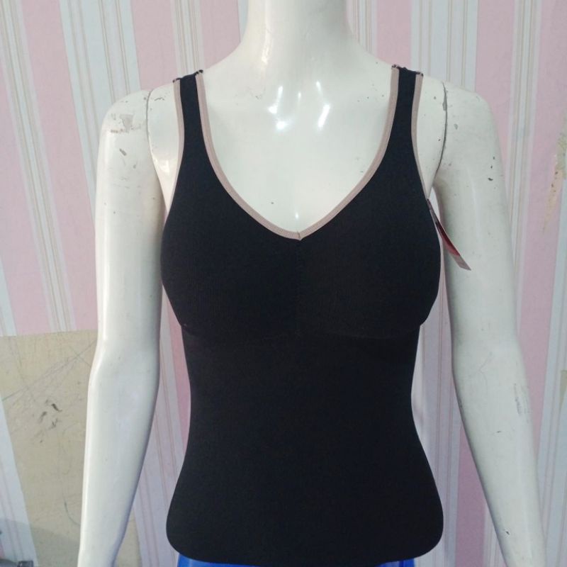 Misslily Atasan Kamisol Import Bahan Lembut/ Tangtop Bra Rajut 8202