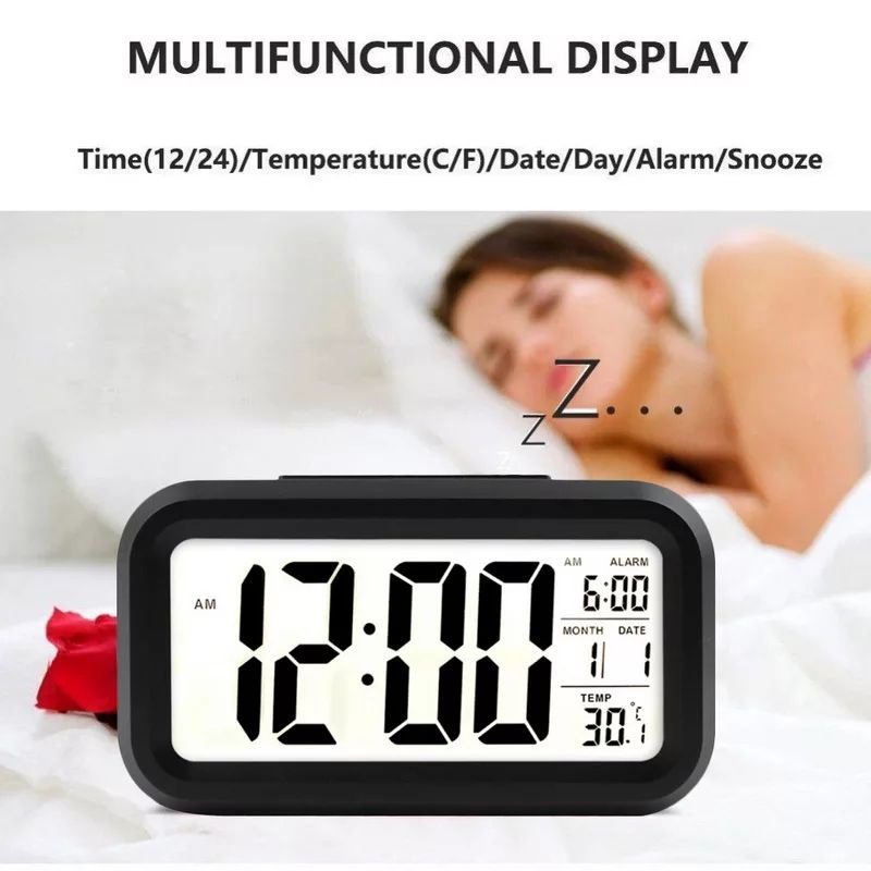 Jam Meja Digital Smart Alarm Clock